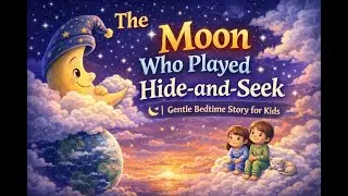 The Moon Who Played Hide-and-Seek 🌙 | Gentle Bedtime Story for Kids (2026)