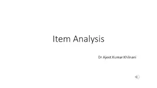 Item Analysis | Post-validation of MCQs | Medical Education