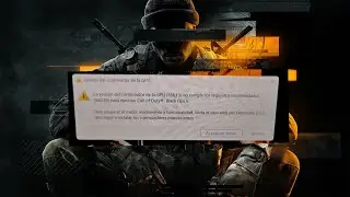 ✅SOLUCION Error Versi&oacute;n del Controlador GPU no Cumple Con los Requisitos CALL OF DUTY BLACK OP 6 PC
