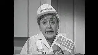 1966 Ariel &ndash; Klementine vom Kundendienst &ndash; Deutsche Retro Werbung