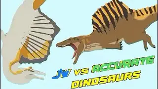 Jurassic world vs real life/accurate:dinosaurs (Sticknodes animation) realistic vs friction 