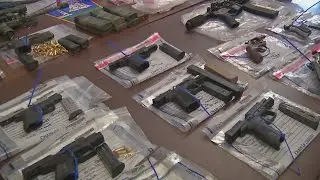 Police conduct raids, getting guns, ghost guns and drugs off the streets