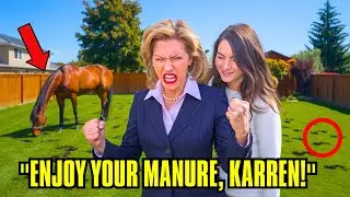 HOA Karen Banned My Horse Stable, So I Moved the Horses to Her Backyard!