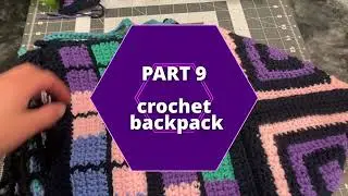 UPCYCLE crochet backpack - FINALE