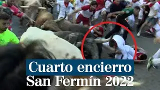 Vídeo del cuarto encierro de San Fermín 2022: 10 de julio