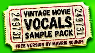 FREE Vocal samples | Movie Vocals | Movie Vocal Sample Pack 😲 By Mavrik Sounds