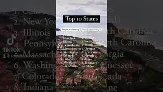 Top 10 States People Are Leaving & Moving To