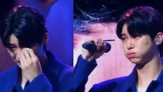 Byeon Woo Seok get emotional and crying during performing 