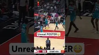 Bruno Fernando Throws Down The NASTY Poster SLAM! 😳😤| #Shorts