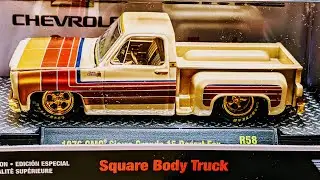 M2 Machines Auto Trucks Release 58 unboxing with chase, more Square Body Trucks!