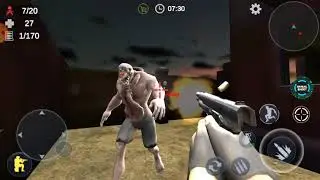 Zombie Survival Shooting Strike - Realistic FPS War - Mist Town Level 30