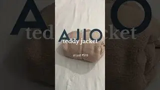 Affordable teddy jacket from Ajio #ajio #ajiohaul #unboxing #ashortaday #affordablefashion