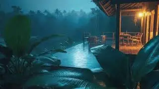 Heavy Rainfall Near A Forest Cabin For Fast Nighttime Recovery 🌧️