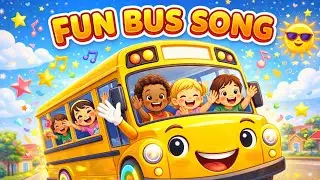Wheels on the Bus Song 🚍 | Fun Bus Song 🚍🎵 | Spinning Wheels & Happy Ride for Kids |Nursery Rhymes
