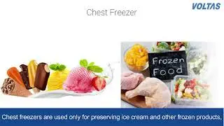 Voltas | How to load Chest Freezer or Chest Cooler