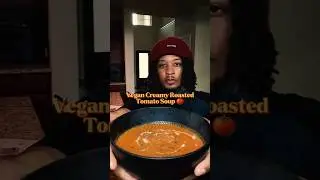 Vegan Tomato Soup #youtubeshorts #veganrecipes #souprecipe #plantbased #cooking #food #foodie #soup