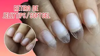 COMO RETIRAR JELLY TIPS | SOFT GEL | GEL X  PASO A PASO | RETIRO DE SOFT GEL FACIL PASO A PASO