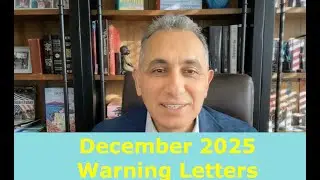 Warning Letters CGMP Compliance observations &ndash; December 2025