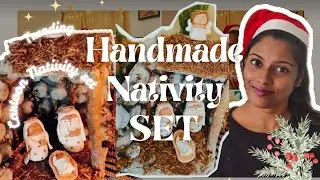 Trending Comic-Style Nativity Set DIY |Handmade on a Budget ✨@helly's heaven#Nativity scene withclay