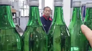 750ml &1000ml glass bottles three in one equipment testing video