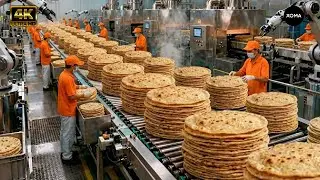 Inside the Chapati Factory: Automated Mass Production from Dough to Delivery