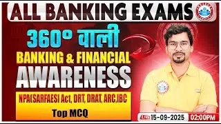 All Banking Exam in 2025 | Banking & Financial Awareness | NPA, DRT, DRAT Top MCQs By Chandan Sir