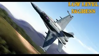 DCS - Low Level Ingress - F/A-18C - Op Cerberus - M2 #fighterjets #airplanes #gaming #dcs #dcsworld