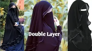 Butterfly Long Hoodie /nikab cutting and stitching(Double😍 Layer)/ हुडी निकाब कैसे बनाय /hijab