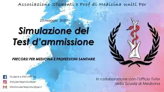 Correzione Simulazione dei Test d'Ammissione in Medicina e Professioni Sanitarie - 23 maggio 2020