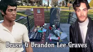 I Visit The Graves of Bruce & Brandon Lee