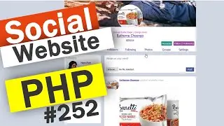 Social Website from scratch - Part 252 - Final website |  OOP PHP with MYSQL Database