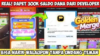 PEMBUKTIAN PENARIKAN 500RB DARI UANG BERLIAN DI GAME GOLDEN MERGE, KOK GAK MASUK SALDO DANANYA?