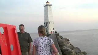 FRANKFORT LIGHTHOUSE - FRANKFORT, MICHIGAN -- By: Norm Rasmussen