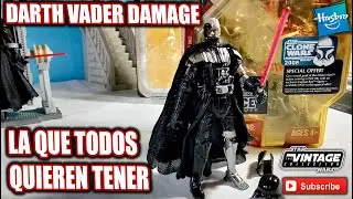 La MEJOR version darth vader damaged da&ntilde;o de batalla rese&ntilde;a review #starwarsthevintagecollection