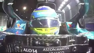 Fernando Alonso Race Radio Finish Singapore 2025 (Uncensored)