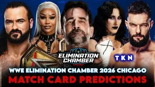 WWE Elimination chamber 2026 Chicago Match card Predictions [ V2 ] 