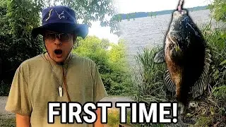 MY FIRST TIME GOING FISHING!