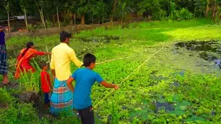 Best Hook Fishing | Traditional Hook Fishing  in Village | Asian Traditional Village Fishing