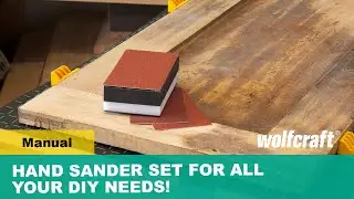 Hand Sander Set For All Your DIY Needs - Sanding and Contour Grinding.