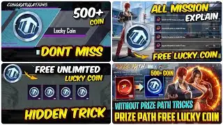 🔥 Hidden Setting ! Free Unlimited Lucky Coin | How to Get Free Lucky Coin in Bgmi | Kof Prize Path