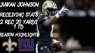 New Orleans Saints-Juwan Johnson Vs New York Giants Week 4 Season Highlights