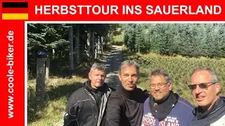 🇩🇪 Herbsttour ins SAUERLAND 2020 – Eine Reisedokumentation – HD – Motorradtour Coole-Biker
