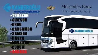 TRABZON-GİRESUN-ORDU-SAMSUN-ÇORUM-ANKARA / MB TRAVEGO 15 SHD / ETS 2