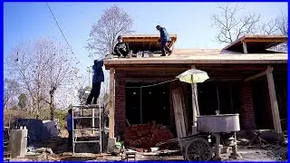 Building 2 beautiful houses on the remote hill is amazing | quantum technology 62