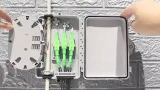 6 Core Fiber Optic Splice Distribution Terminal Box Ip65 4c Fdb Fiber Optic Termination Box