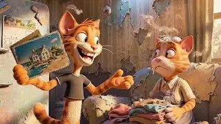 Weak Cat Becomes a Millionaire Overnight and Spends It All on His Mom