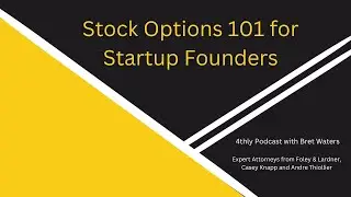 Stock Options 101 for Startup Founders