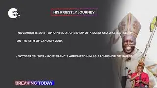 ANYOLLO INSTALLED AS THE NEW ARCH BISHOP OF NAIROBI #ArchBishopAnyollo #CardinallNjue