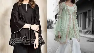 Stylish Kurtis Designs Ideas || Embroidery Sleeves Suits Designs