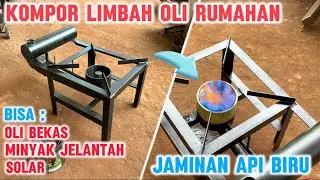 REVIEW DAN TEST KOMPOR LIMBAH OLI..!! Apakah hasil api bisa biru..???
